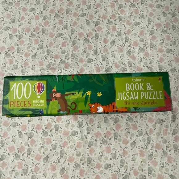 NWT - Usborne Book & 100 Piece Puzzle Box Set for kids - "In the Jungle" - Picture 8 of 8